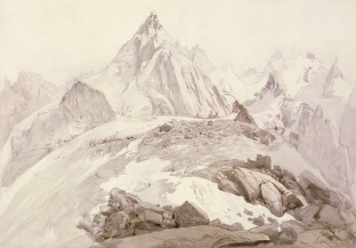 Aiguilles de Chamonix, c.1850 de John Ruskin